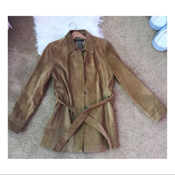 Sale! Banana Republic genuine leather coat - Picture 6 of 8
